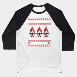 Chilling With My Gnomies - Hanging With My Gnomies - Chillin With My Gnomies - Funny Ugly Christmas Gift Baseball T-Shirt